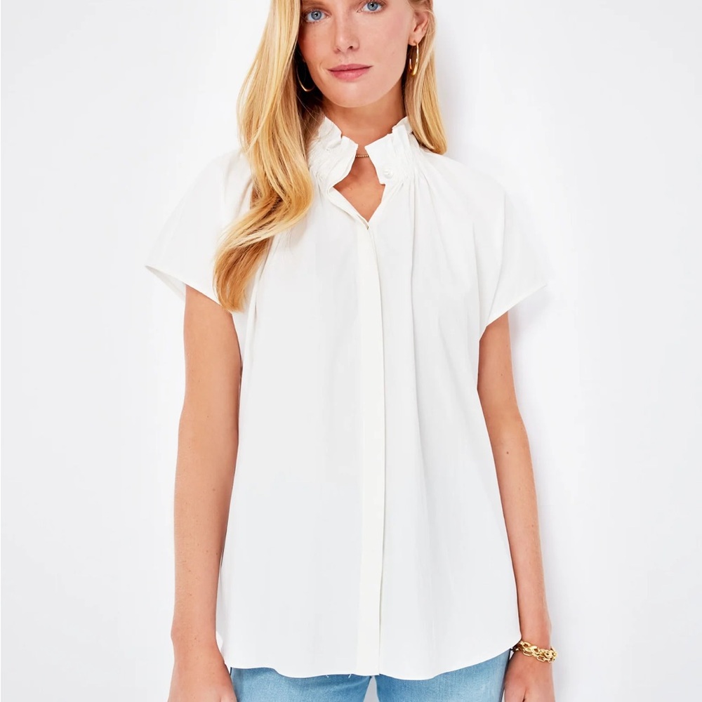 Pomander Place/Tuckernuck Rae Blouse- white- M